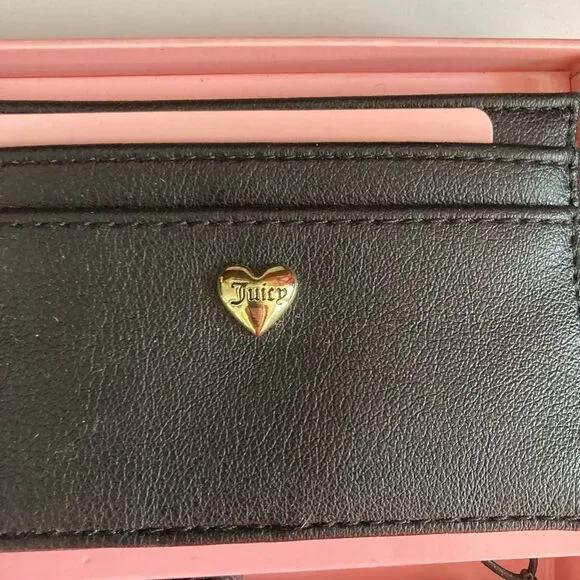 Juicy Couture NWT 2 Piece Set wristlet and card holder❤️❤️ Gift Set❤️❤️ - Picture 10 of 10